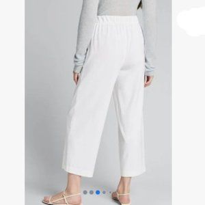 Vince Women's Cropped Wide Leg Drawstring Pant - Size Medium